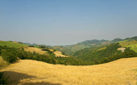 Landscape in Emilia-Romagna (Italy) at summer