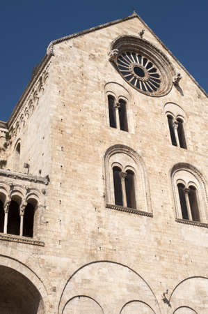 Bitonto (Bari, Puglia, Italy) - Old cathedral in Romanesque styleの写真素材