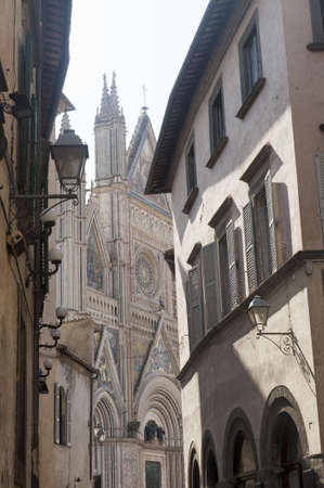 Medieval cathedral of Orvieto (Perugia, Umbria, Italy)のeditorial素材