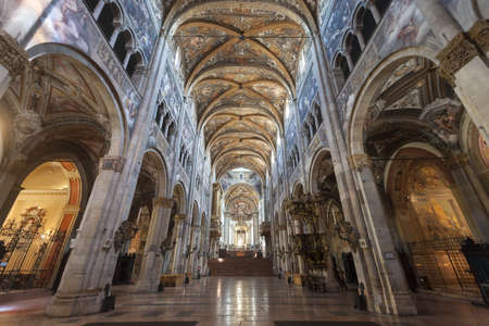 Parma (Emilia-Romagna, Italy), the medieval cathedral, interior