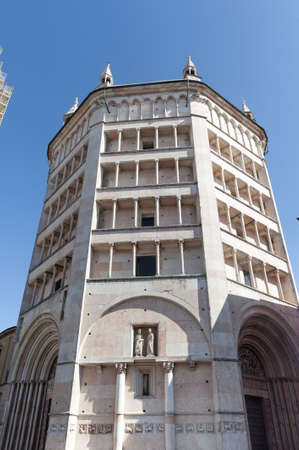 Parma (Emilia-Romagna, Italy), the medieval cathedral, Baptistery