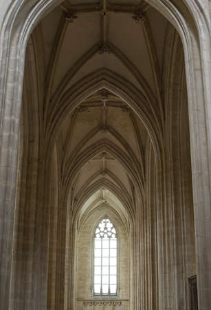 Bourg-en-Bresse (Ain, Rhone,-Alpes, France) - Ancient church of Brou: interiorのeditorial素材