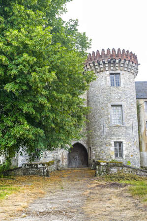 Milly-la-Foret (Essonne, Ile-de-France) - Exterior of the ancient castleのeditorial素材