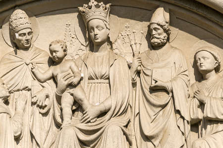 Castiglione Olona  Varese, Lombardy, Italy , the medieval Collegiata  church のeditorial素材