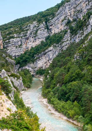 Gorges du Verdon  Alpes-de-Haute-Provence, Provence-Alpes-Cote dの写真素材