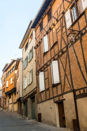 Albi (Tarn, Midi-Pyrenees, France) - Old typical street