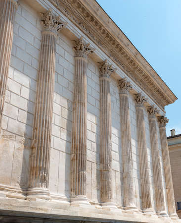 Nimes (Gard, Languedoc-Roussillon, France), Maison Carree, Roman temple built in the 1st century