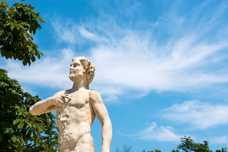 statue in the parkの写真素材