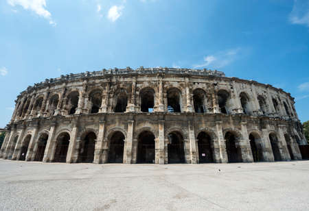 Nimes (Gard, Languedoc-Roussillon, France), Les Arenes, Roman Amphitheatre Nimes (Gard, Languedoc-Roussillon, France), Les Arenes, Roman Amphitheatre