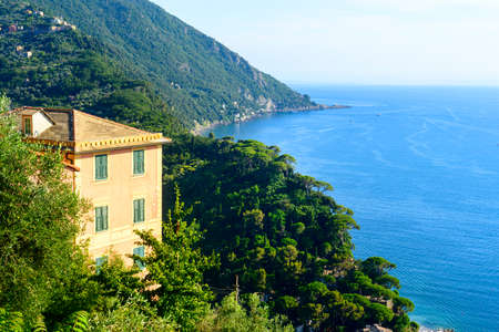 Liguria (Italy), Riviera di Levante, the coast between Genoa and La Spezia at summer