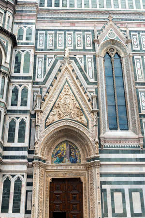 Florence (Firenze, Tuscany, Italy): the cathedral, a sideの写真素材