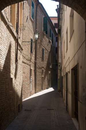 Osimo (Ancona, Marches, Italy): old typical buildingsのeditorial素材