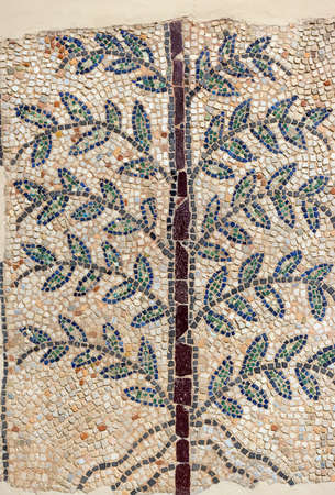 Ravenna (Emilia-Romagna, Italy), historic church of San Giovanni Evangelista, in Romanesque style: mosaicのeditorial素材