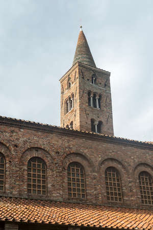 Ravenna (Emilia-Romagna, Italy), historic church of San Giovanni Evangelista, in Romanesque styleの写真素材