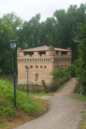Medieval castle of Stellata (Ferrara, Emilia-Romagna, Italy)のeditorial素材