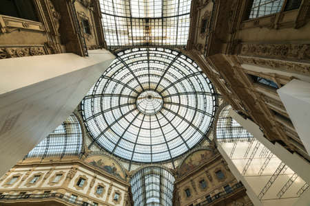 Milan (Lombardy, Italy) - Gallery called Galleria Vittorio Emanueleのeditorial素材
