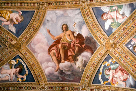 Milan (Lombardy, Italy): the historic church named Certosa di Garegnano, interior