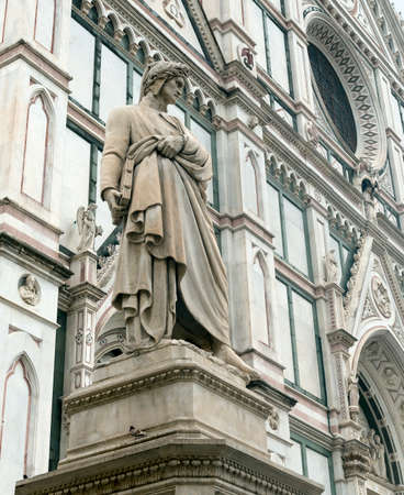 Florence (Firenze, Tuscany, Italy): medieval church of Santa Croceの写真素材