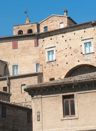 Osimo (Ancona, Marches, Italy): old typical buildingsの写真素材