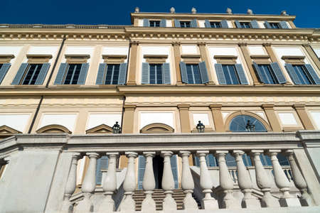 Monza (Lombardy, Italy) - Royal Palace, the facade