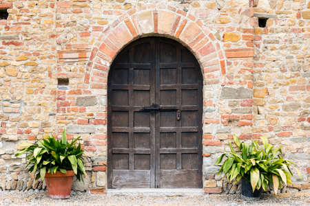 Viguzzolo (Alessandria, Piedmont, Italy): medieval church of Santa Maria, in Romanesque style, built in the 11th centuryの写真素材