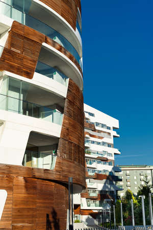 Modern residential buildings in Milan (Lombardy, Italy): Citylifeのeditorial素材
