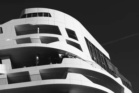 Modern residential building in Milan (Lombardy, Italy): Citylifeのeditorial素材
