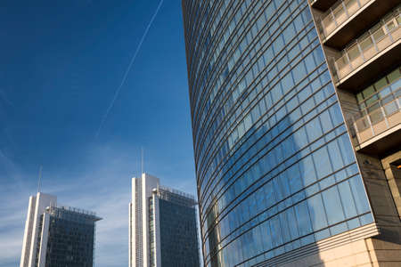 Milan (Lombardy, Italy): modern buildings in the Gae Aulenti square