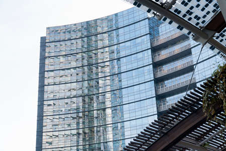 Milan (Lombardy, Italy): modern buildings in the Gae Aulenti squareのeditorial素材