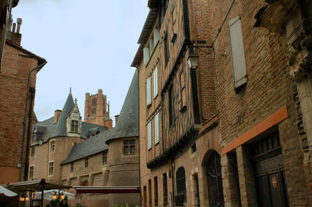 Albi (Tarn, Midi-Pyrenees, France) - Old typical buildings