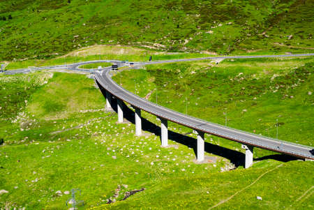 Mountain landscape in Andorra at summer (July)
