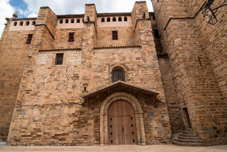 Tremp (Catalunya, Spain): exterior of medieval churchの写真素材