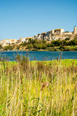 Bages (Narbonne, Languedoc-Roussillon, France): historic villageの写真素材