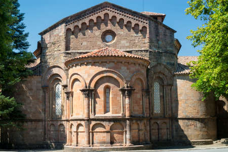 Sant Joan de les Abadesses (Catalunya, Spain) - The medieval abbeyの写真素材
