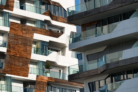 Milan (Lombardy, Italy): Citylife, modern residential buildingsのeditorial素材