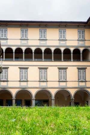 Lovere (Bergamo, Lombardy, Italy): exterior of historic palaceのeditorial素材