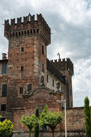 Medieval castle of Cislago (Varese, Lombardy, Italy, exteriorのeditorial素材