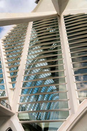 Valencia (Spain), the City of Arts and Sciences, projected by Santiago Calatrava and Felix Candela