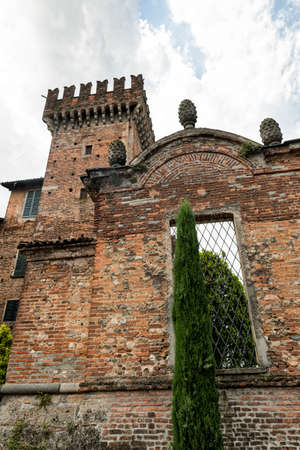 Medieval castle of Cislago (Varese, Lombardy, Italy, exteriorのeditorial素材