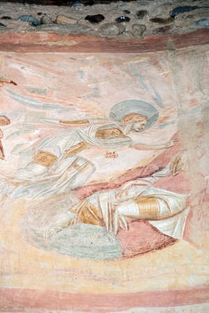 The archeological area of Castelseprio (Varese, Lombardy, Italy): ruins of a village destroyed in the 13th century.のeditorial素材