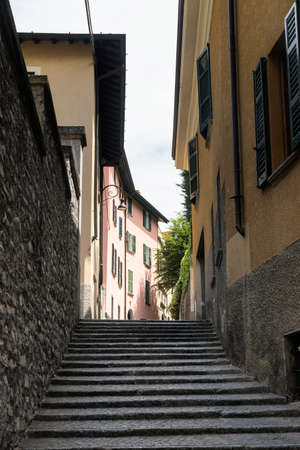 Torno (Como, Lombardy, Italy), old typical village along the Lario lake.の写真素材