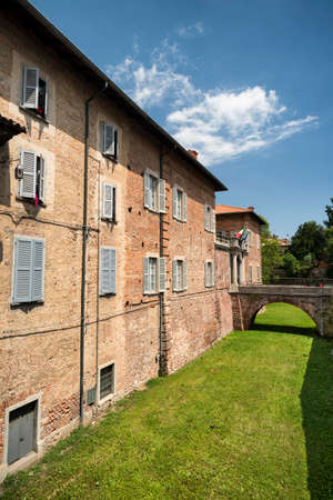 Fagnano Olona (Varese, Lombardy, Italy): the medieval castle, built in the 15th centuryのeditorial素材