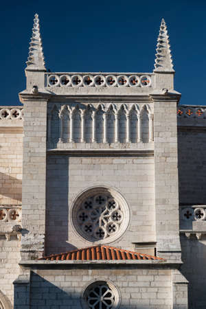 Valladolid (Castilla y Leon, Spain): medieval church of Santa Maria la Antiguaの写真素材