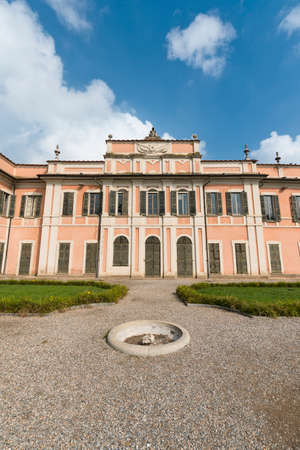 Varese (Lombardy, Italy): the historic palace known as Palazzo Estense, hosting the town hall