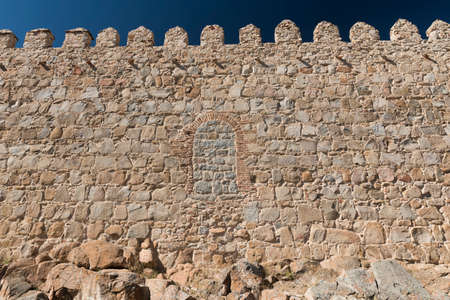 Avila (Castilla y Leon, Spain): the famous medieval walls surrounding the city
