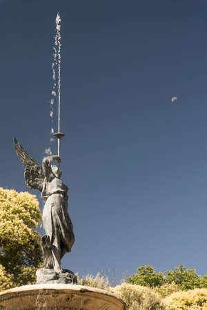 Valladolid (Castilla y Leon, Spain): park of Campo Grande: fountainのeditorial素材