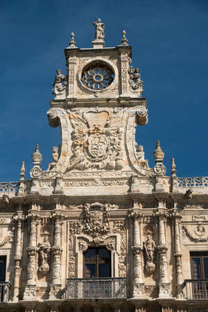 Leon (Castilla y Leon, Spain): the historic San Marcos palace, built in 16th century, nowadays hosting the Paradorのeditorial素材