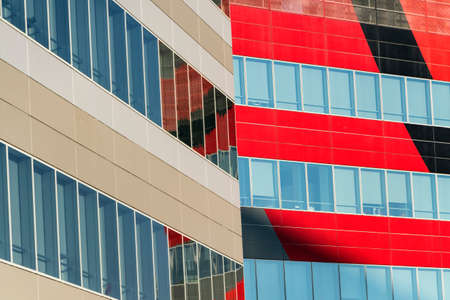 Milan (Lombardy, Italy): modern office building in the new Portello area hosting the headquarter of A.C. Milan, historic football clubのeditorial素材