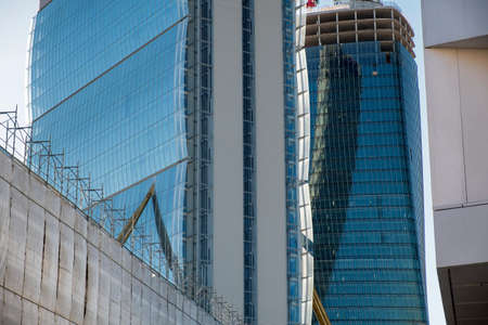 Milan (Lombardy, Italy):  skyscrapers, two of the three towers in Citylifeのeditorial素材