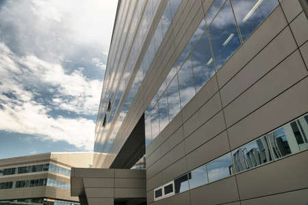 Milan (Lombardy, Italy): modern office building in the new Portello area hosting the headquarter of A.C. Milan, historic football clubのeditorial素材